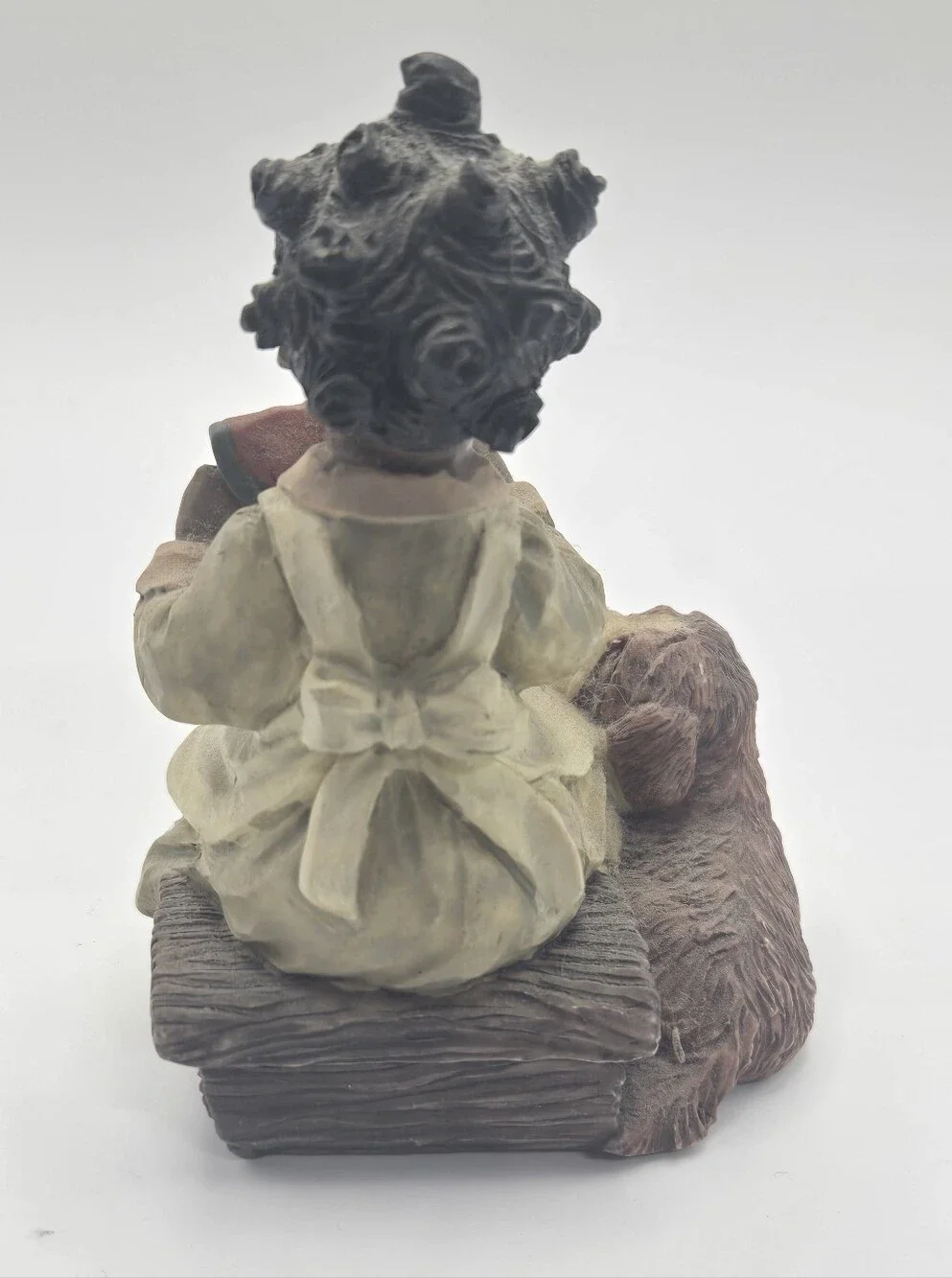 Martha Holcombe's "All God's Children" figurine Vintage Resin Child And Dog - Picture 3 of 5